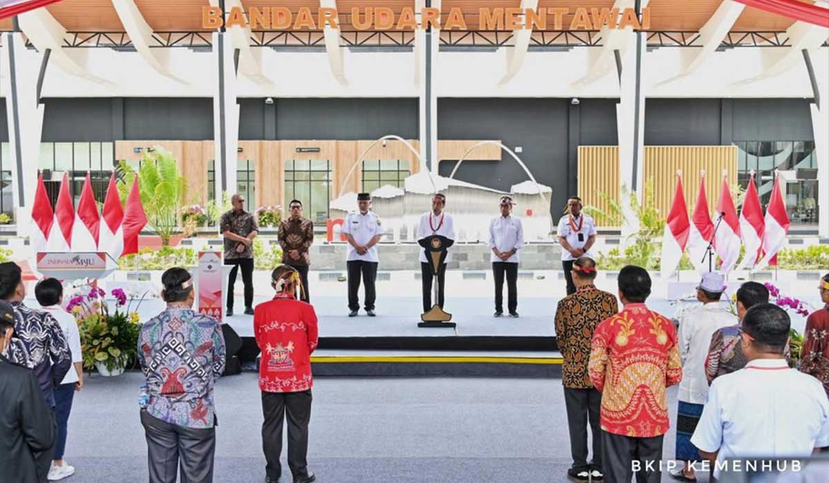 Presiden Resmikan Bandara Mentawai, Aksesibilitas yang Makin Baik Dorong Peningkatan Kesejahteraan Rakyat