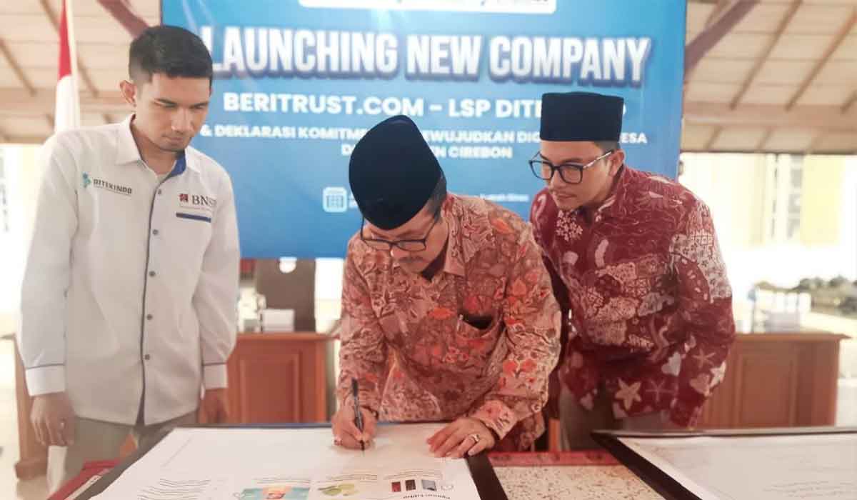 Bupati Cirebon Luncurkan LSP Digital Teknologi Informasi Indonesia