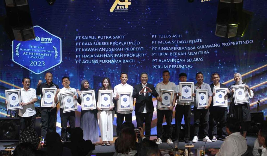 Hut Ke-74, BTN Beri Penghargaan dan Hadiah Terhadap 42 Developer