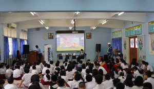 Sonar Academy Goes to School! Sebar Ilmu Pengetahuan Geospasial di SD Tarakanita